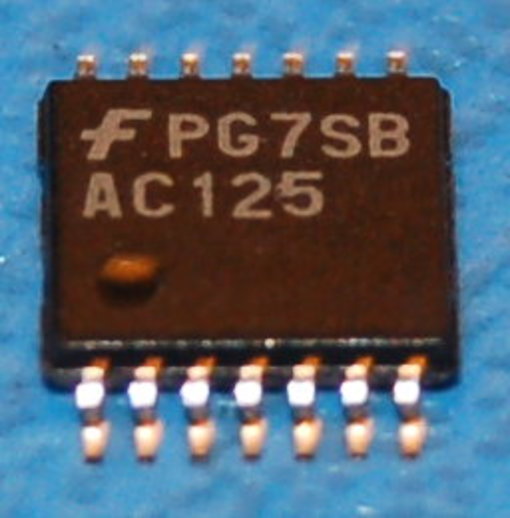 74125 - 74AC125 Quad Buffer with 3-State Output, SOIC-14 (10 Pk) - Click Image to Close