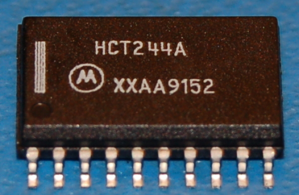 74244 - MC74HCT244ADW Octal 3-State Buffer/Line Driver, SOIC-20 - Click Image to Close