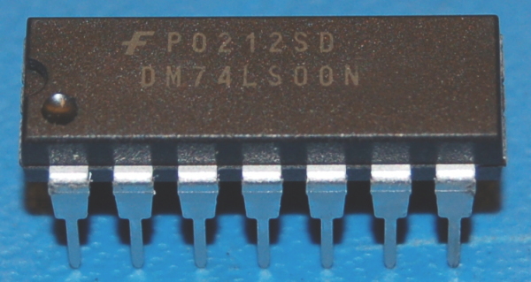 7400 - 74LS00N Quadruple Porte "NAND" (NON-ET) 2-1, DIP-14 - Cliquez sur l'image pour fermer