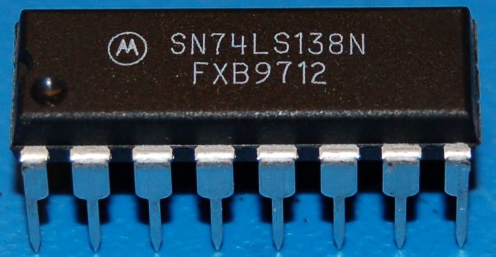 74138 - 74LS138N 3-to-8 Line Decoder, DIP-16 - Click Image to Close