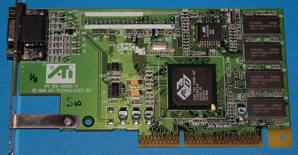 ATI Rage Pro Turbo AGP Video Card - Click Image to Close