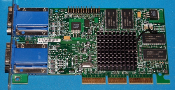 Matrox G450 Dual Head AGP Video Card - Click Image to Close