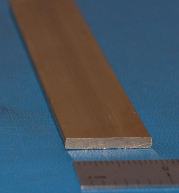 Brass Rectangular Bar, .125" (3.2mm) x 1" (25.4mm) x 6" - Cliquez sur l'image pour fermer