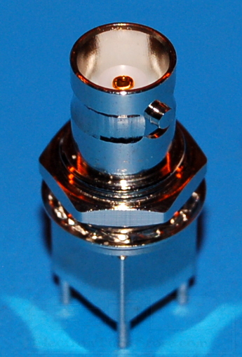 BNC Female Connector x Through-Hole, Style "B" (Straight) - Click Image to Close