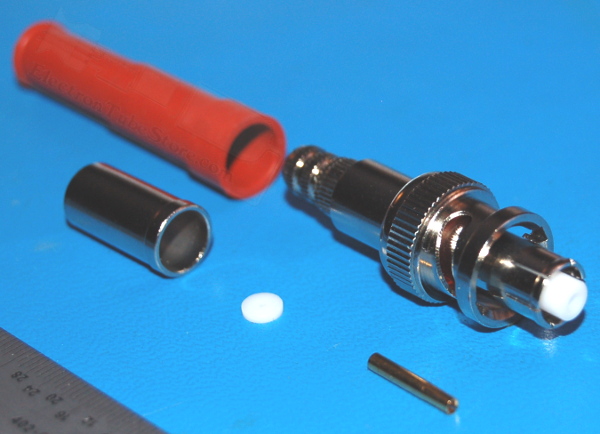 SHV RP-BNC Male Connector, 5kV x RG6 Cable, 75Ω - Cliquez sur l'image pour fermer