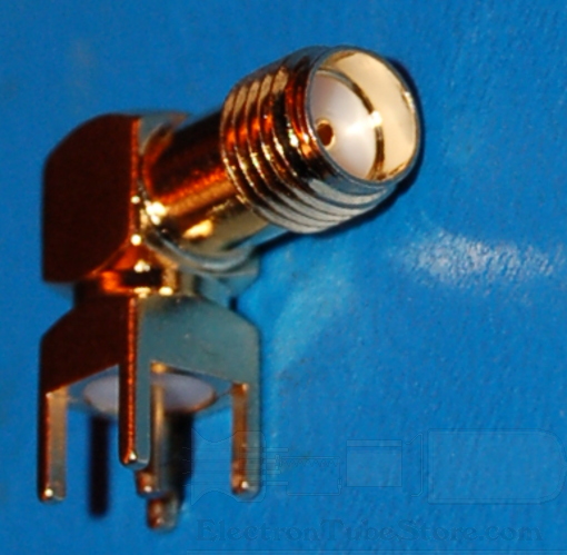 SMA Female Connector x Through-Hole, Style "B" - Click Image to Close