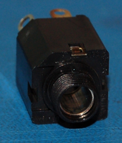 TS-1/4" (6.35mm) Mono Jack, Enclosed Panel-Mount, NO - Click Image to Close
