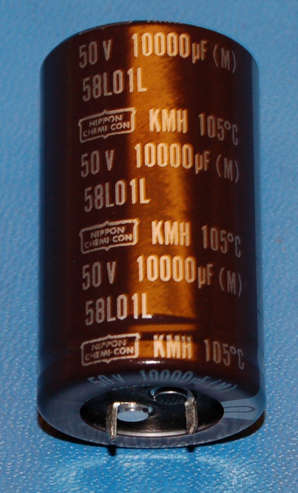 Capacitor, Aluminium Electrolytic, Radial, 50V, 10000μF - Cliquez sur l'image pour fermer