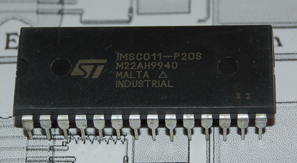IMSC011-P20S Transputer INMOS Link Adaptor, DIP-28 - Click Image to Close