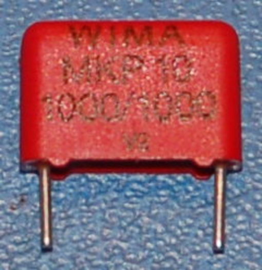 MKP10 Polypropylene Capacitor, 1000pF, 1000VDC / 600VAC - Click Image to Close