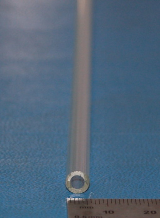 Glass Tube, Borosilicate, 6.0mm OD x 1.2mm Wall x 12" - Cliquez sur l'image pour fermer
