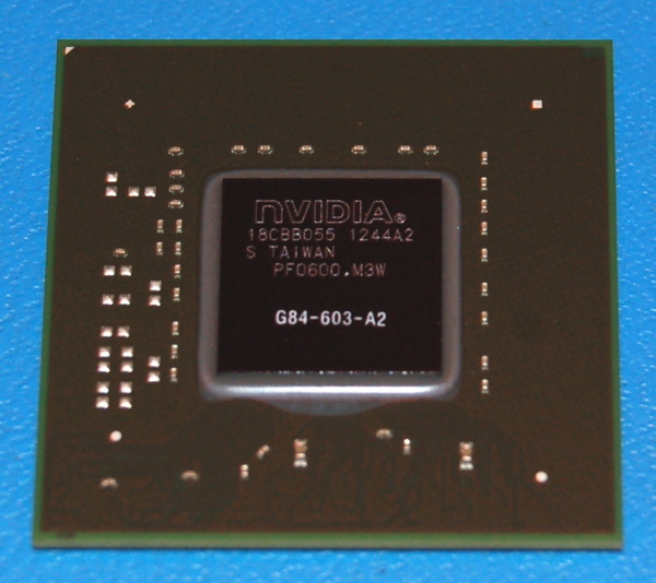Nvidia G84-603-A2 GPU Chip, 128-Bit, 256MB, BGA - Cliquez sur l'image pour fermer