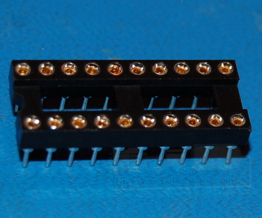 IC Socket, DIP-20 x Through-Hole - Click Image to Close