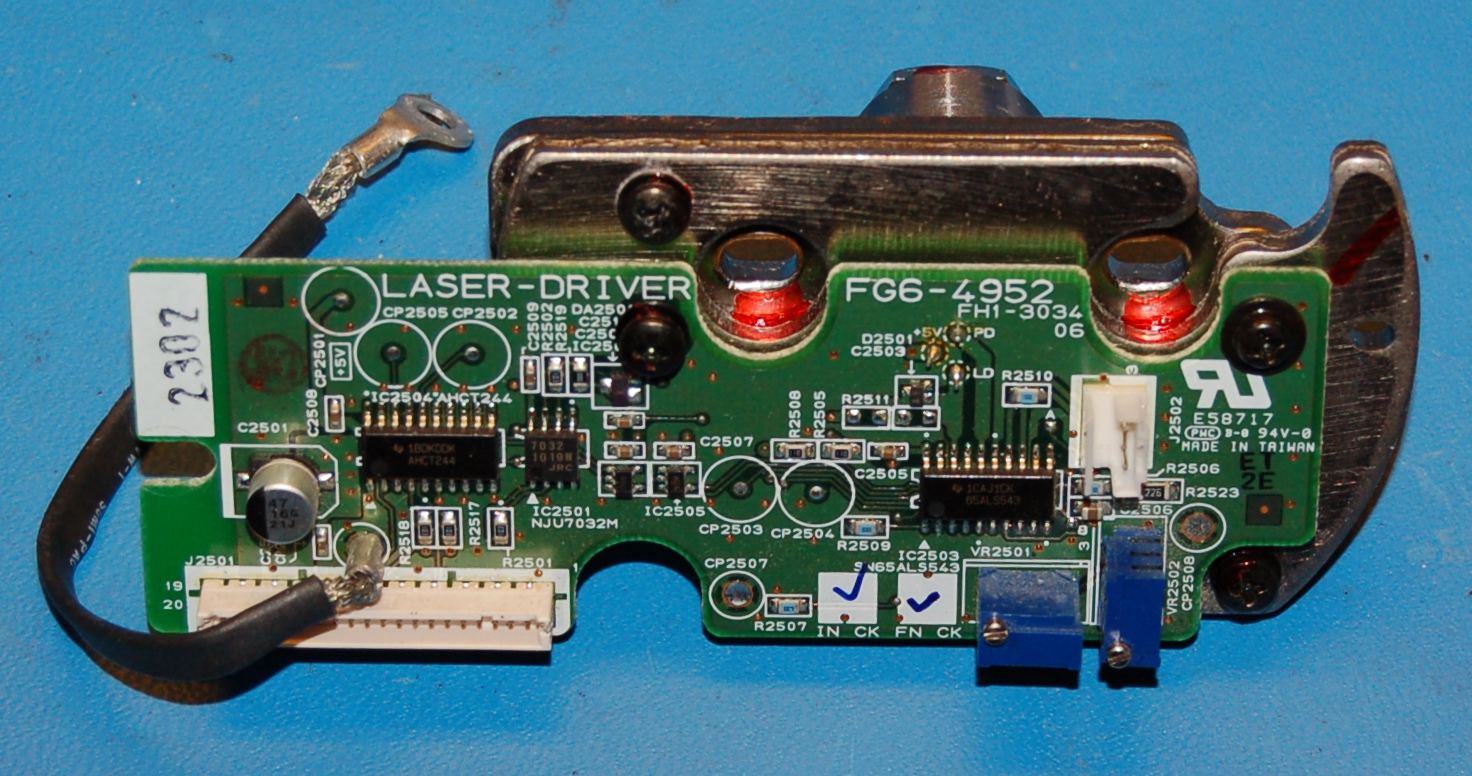 Canon FG6-4952 Laser Driver Module + FG6-4957 - Click Image to Close