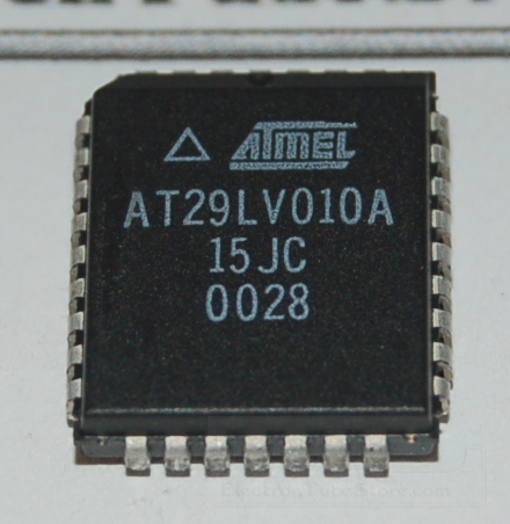 AT29LV010A Flash Memory, 2Mb (256K x 8), PLCC-32 - Click Image to Close