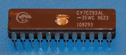 CY7C293A Reprogrammable CMOS PROM, 16Kb (2K x 8), SDIP-24 - Click Image to Close