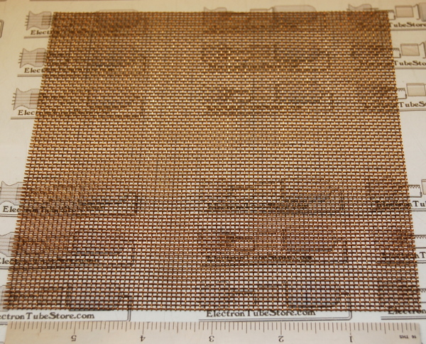 Bronze 14-Mesh (1410μm / .051" Wd), .020" (0.51mm) Wire, 12x12" - Cliquez sur l'image pour fermer