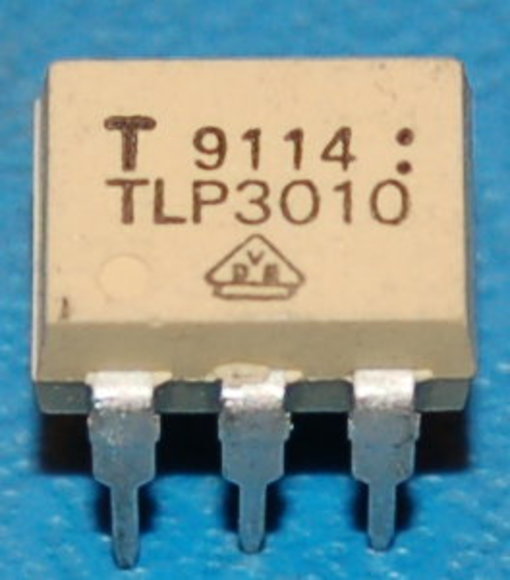 Toshiba TLP3010 Optocoupler GaAs IRED & Photo-Triac, DIP-6 - Click Image to Close