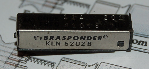 KLN6202B Anche de Tonalité Vibrasponder, 410.8Hz - Cliquez sur l'image pour fermer