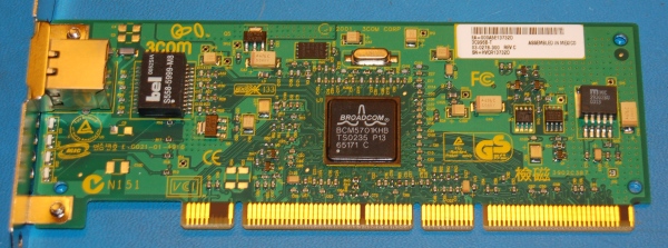 3Com 3C996B-T Server PCI Gigabit Network Adapter - Cliquez sur l'image pour fermer