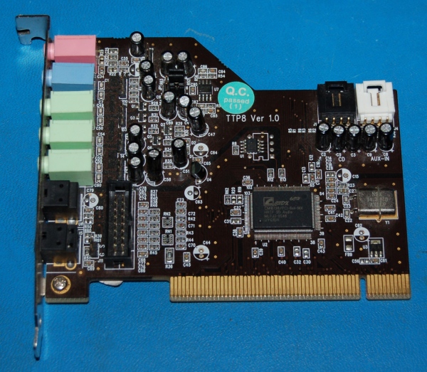 Terra Tec Aureon5.1 FUN PCI Sound Card w/ Optical Out - Click Image to Close