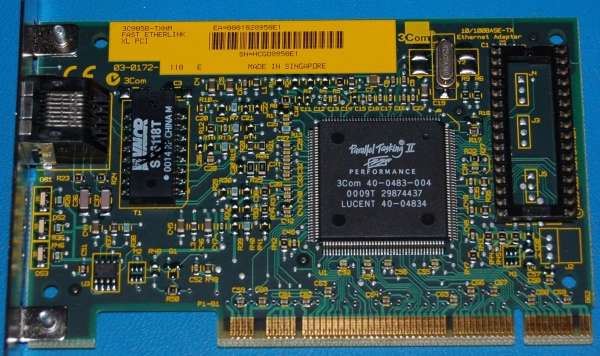 3Com 3c905B-TXNM PCI Network Adapter - Cliquez sur l'image pour fermer