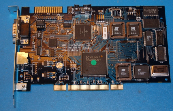 PC Weasel PCI Open-Source Video Card VGA -> RS-232 - Cliquez sur l'image pour fermer