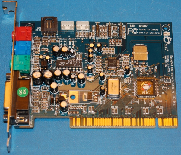 Trident SV750 Trident 4D Wave PCI Sound Card - Cliquez sur l'image pour fermer