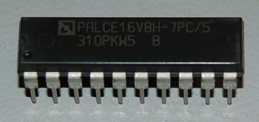 AMD PALCE16V8H-7PC/5 EECMOS Programmable Array Logic (PAL) Device, 125MHz, DIP-20 - Click Image to Close
