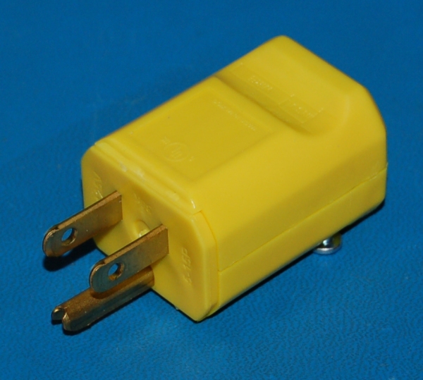 Power Cord Plug, NEMA5-15 (Industrial Grade) - Cliquez sur l'image pour fermer