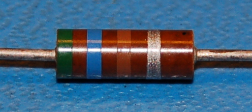 Carbon Composition Resistor, 1/2W, 10%, 560Ω - Click Image to Close