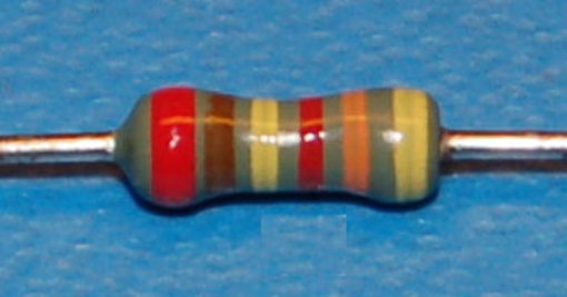 Carbon Film Resistor, 1/4W, 1%, 4.3MΩ - Click Image to Close
