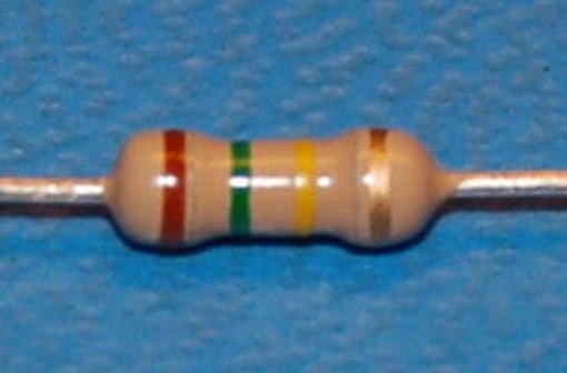 Carbon Film Resistor, 1/4W, 5%, 150kΩ - Click Image to Close