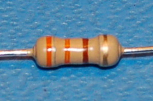 Carbon Film Resistor, 1/4W, 5%, 330Ω - Click Image to Close