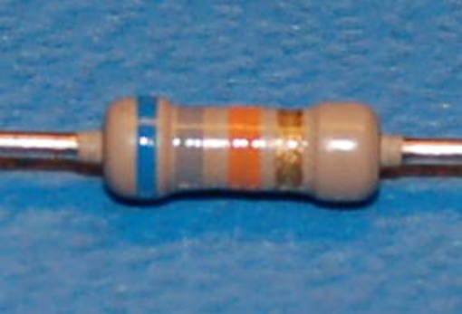 Carbon Film Resistor, 1/4W, 5%, 68kΩ - Click Image to Close