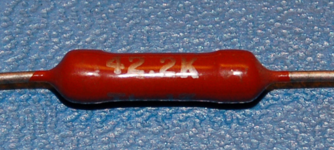 Precision Metal Film Resistor, 1/2W, 1%, 42.2kΩ - Click Image to Close