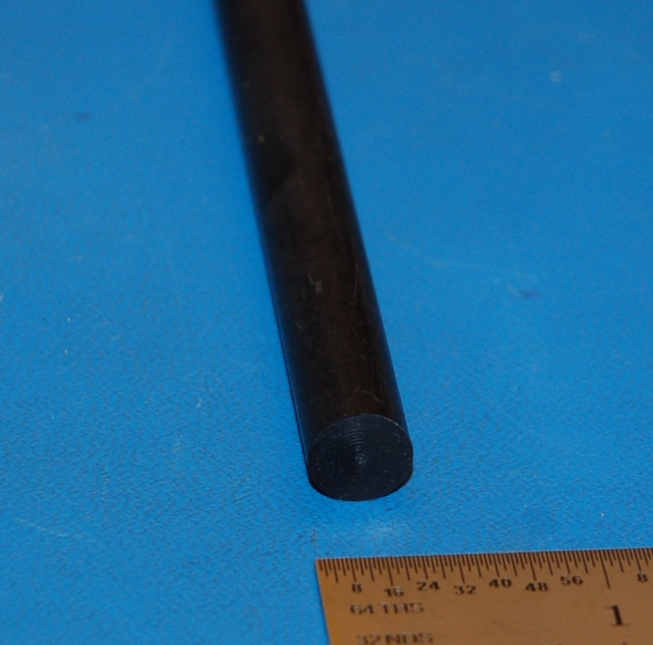 ABS Rod, .375" (10mm) Dia. x 6" - Click Image to Close