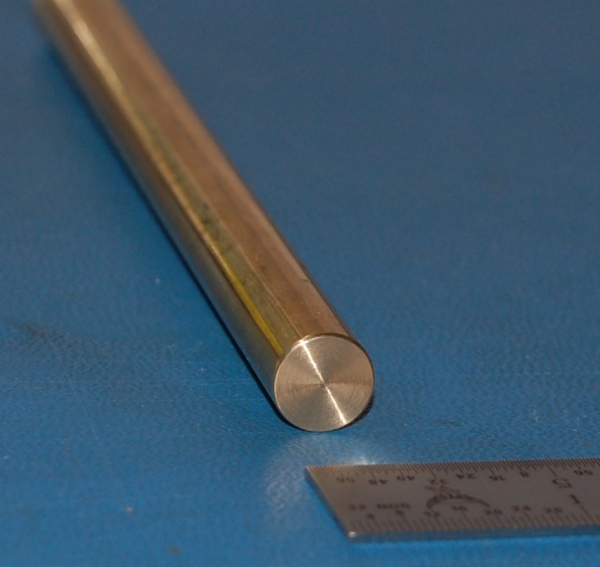 Brass 360 Rod, .438" (11.11mm) Dia. x 12" - Click Image to Close