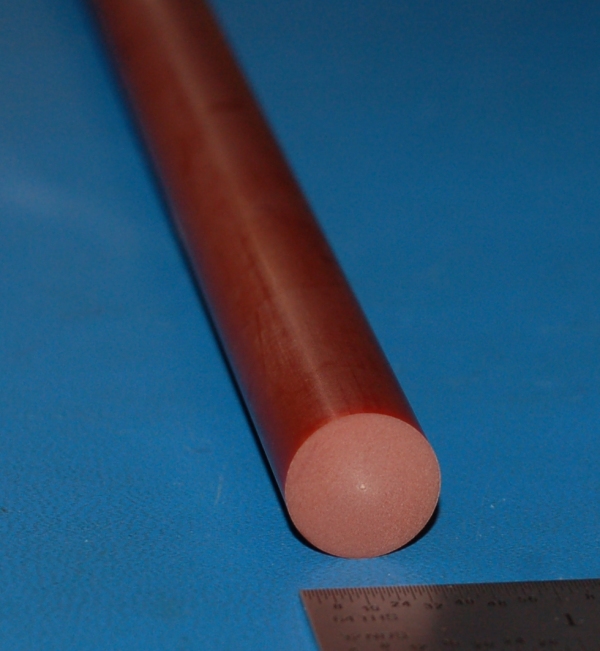 Garolite XX Rod, .625" (15.9mm) x 6" - Click Image to Close