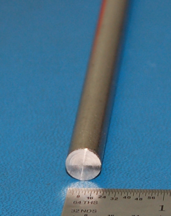 Nickel Rod, .375" (9.53mm) Dia. x 6" - Click Image to Close