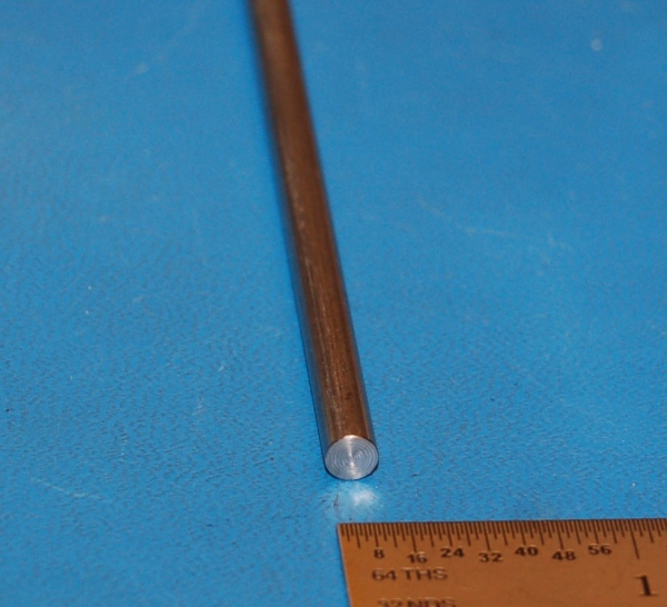 Stainless Steel 304/304L Rod, .188" (4.8mm) Dia. x 12" - Click Image to Close