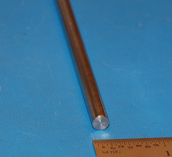 Stainless Steel 304/304L Rod, .250" (6.4mm) Dia. x 12" - Click Image to Close