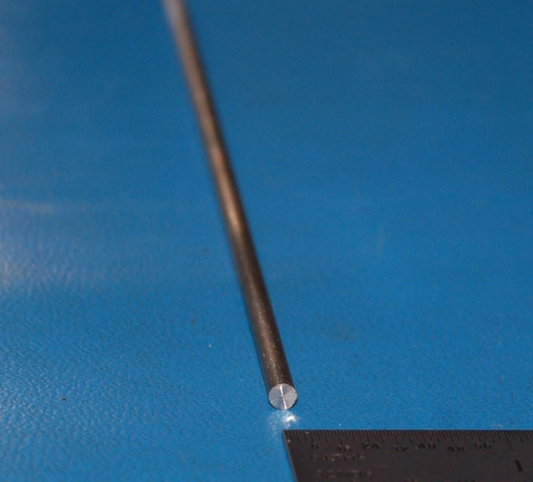Titanium Grade 2 Rod, .15625" (3.97mm) Dia. x 12" - Click Image to Close