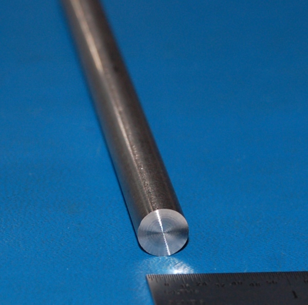 Titanium Grade 2 Rod, .375" (9.53mm) Dia. x 12" - Click Image to Close