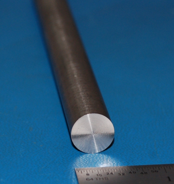 Titanium Grade 2 Rod, .500" (12.7mm) Dia. x 6" - Click Image to Close