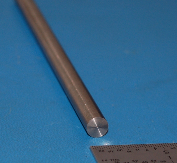 Titanium Grade 2 Rod, .3125" (7.94mm) Dia. x 6" - Click Image to Close