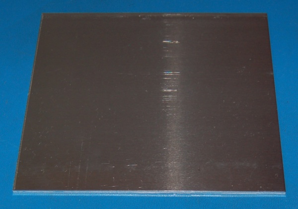 Aluminium 3003 Sheet / Plate, .100" (2.5mm), 6x6" - Click Image to Close