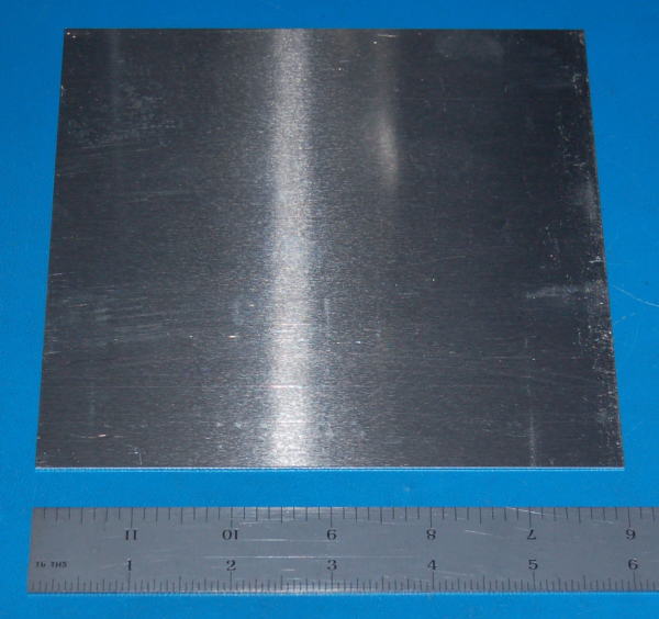Aluminium 3003 Sheet, .032" (0.8mm), 6x6" - Cliquez sur l'image pour fermer