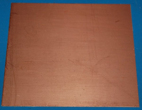 Grade G-10/FR4 Copper-Clad Garolite, .062" (1.6mm), 12x12", Single-Sided - Cliquez sur l'image pour fermer