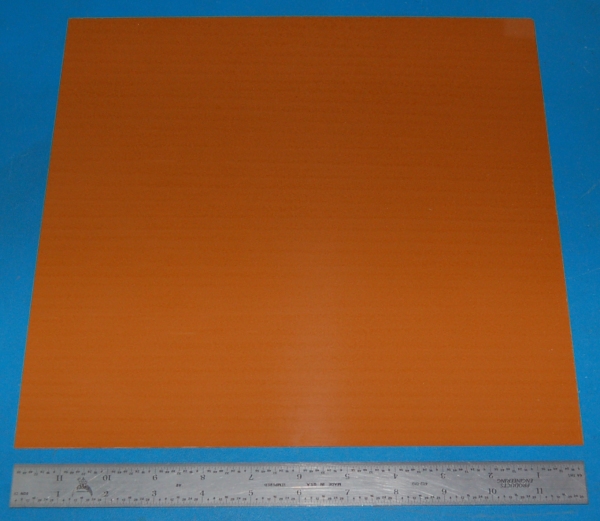 Garolite Sheet XX, .032" (0.8mm), 12x12" (Tan) - Click Image to Close